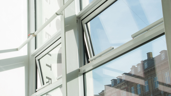 Frederiksberg Centret indvendige vinduer