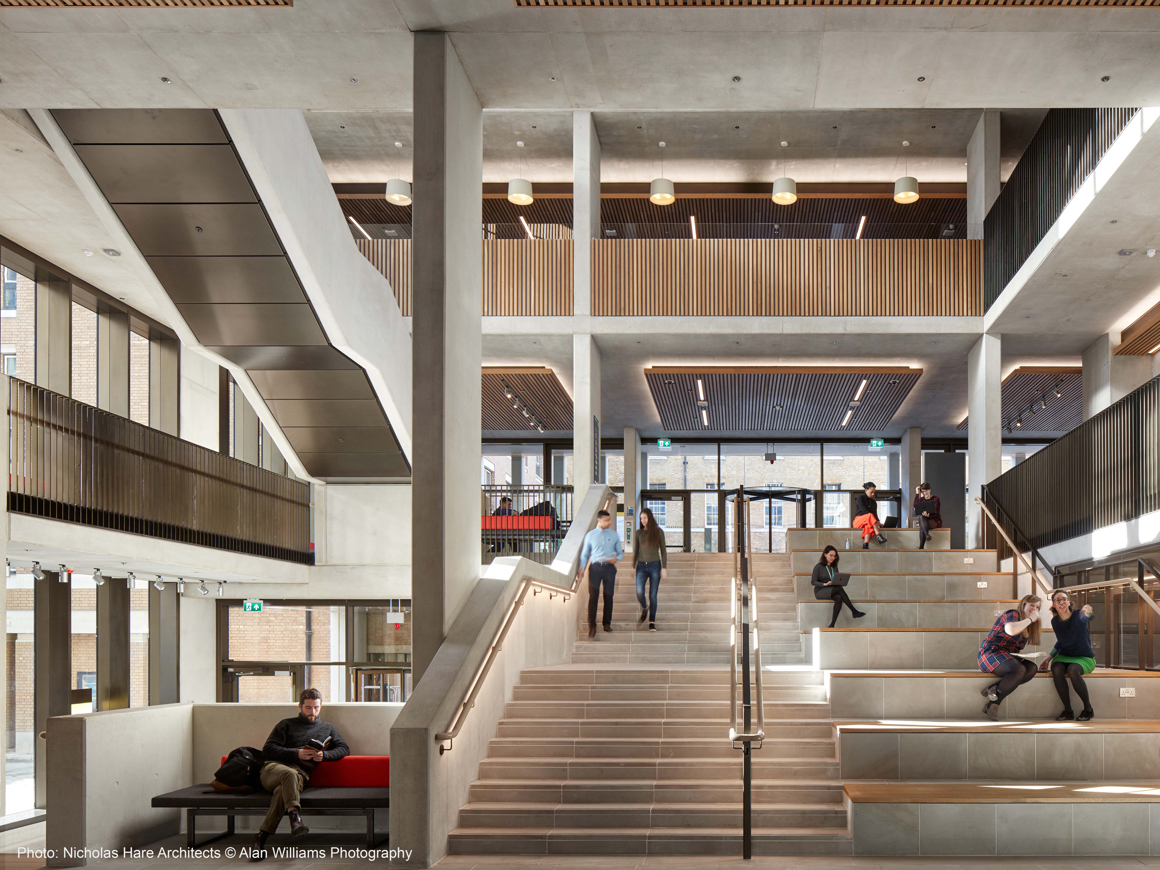 UCL Student Centre Interior Atrium